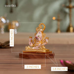 Load image into Gallery viewer, Dagdusheth Halwai Ganpati Murti - Gold Plated